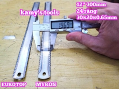 Lưỡi cưa sắt 2 mặt 24 răng dài 12 inch 300mm MYROS SPECIAL và EUROTOP SPECIAL