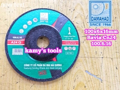 Đá mài bavia Hải Dương 100mm lỗ 16mm DAMAIHAD CN24 100.6.16