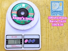 Đá mài bavia Hải Dương 100mm lỗ 16mm DAMAIHAD CN24 100.6.16