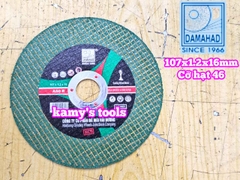 Đá cắt kim loại Hải Dương 100mm lỗ 16mm dày 1.2mm DAMAIHAD CN 107.1,2.16