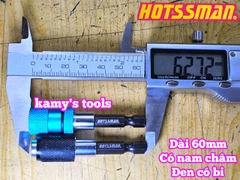 Đầu chuyển chuôi lục giác ra bắn vít 1/4 inch Hotssman dài 60mm HOTS-25601