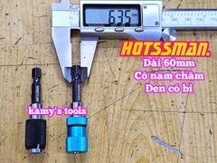 Đầu chuyển chuôi lục giác ra bắn vít 1/4 inch Hotssman dài 60mm HOTS-25601
