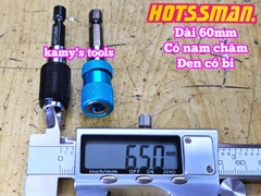Đầu chuyển chuôi lục giác ra bắn vít 1/4 inch Hotssman dài 60mm HOTS-25601