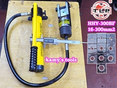 Đầu ép cos thủy lực HHY-300BF 16-300mm2 11 bộ khuôn TLP
