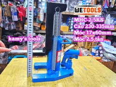 Đội móc 2.5 tấn đội đầu 5 tấn kích móc MHC-2.5RS Wetools kích chân