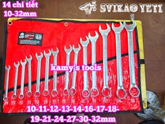 Bộ cờ lê vòng miệng YETI đầu búa 14 chi tiết 10-32mm YETI-32202A