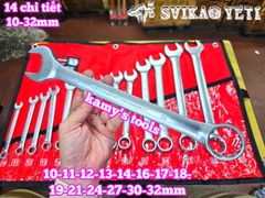 Bộ cờ lê vòng miệng YETI đầu búa 14 chi tiết 10-32mm YETI-32202A