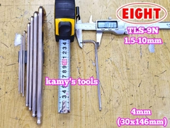 Bộ lục giác bi 9 chi tiết 1.5-10mm Eight TLS-9N