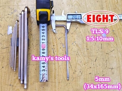 Bộ lục giác bi 9 chi tiết 1.5-10mm Eight TLS-9 (không có chữ N)