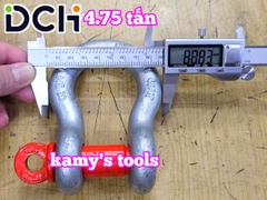 Ma ní omega chốt vặn ren SHBC-005 DCH 4.75 tấn 3/4 inch đường kính ty ren 22mm