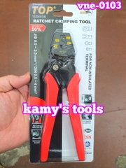 Kìm bấm cos nhanh trợ lực số 03 TOP 0.5 - 4mm2 model VNE-0103, kìm bấm đầu cote