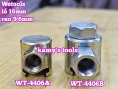 Đầu bơm mỡ gài 16mm răng 9.6mm Wetools WT-4406A và WT-4406B