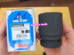 Đầu tuýp đầu khẩu đen dài lục giác dài 80mm Kingtony 1 inch 36mm 38mm 41mm 883536M 883538M 883541M
