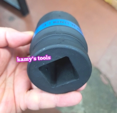 Đầu tuýp đầu khẩu đen dài lục giác dài 80mm Kingtony 1 inch 36mm 38mm 41mm 883536M 883538M 883541M