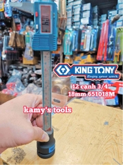 Đầu tuýp 3/4 inch 12 cạnh Kingtony 18mm 651018M