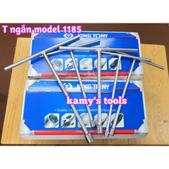 Cần tuýp chữ T đầu ngắn Kingtony 8mm 9mm 10mm 12mm 14mm 17mm 19mm 118508M 118509M 118510M 118512M 118513M 118514M 118517M 118519M