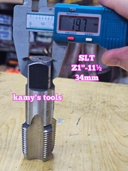 Taro ống rắc co 34mm răng côn HSS SLT Shanghai Z1-11-1/2 dài 95mm