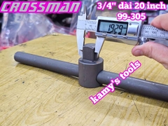 Cần tuýp trượt kéo 3/4 inch Crossman dài 20 inch 500mm 99-305