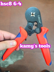 Kìm bấm cos pin tròn rỗng Lekon HSC8 6-4 và HSC8 6-6A