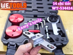 Bộ dụng cụ cân cam dưỡng đặt cam xe Ford Ranger Everest Bi Turbo 2.0 TDCi EcoBlue Transit Wetools 14 chi tiết WT-534414