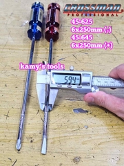 Tua vít bake dẹp 6mm PH2 Crossman dài 250mm 6x250mm 45-645 45-625 Thương hiệu: Crossman