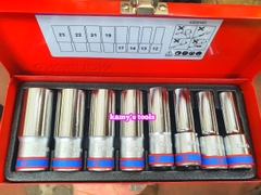 Bộ tuýp bộ khẩu dài 1/2 lục giác hoa thị 8 món Kingtony model 4308MR/4208MR