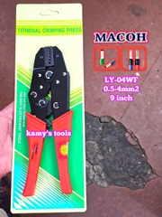 Kìm bấm cos pin tròn rỗng Mahco LY-04WF dài 9 inch 0.5-4mm2