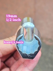 Cần điếu khẩu tuýp chẻ miệng mở ống dầu 1/2 inch dài 95mm 19mm kamytools