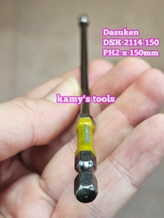 Đầu mũi bắn vít bake PH2 dài 150mm Dasuken DSK 2114-150 (bán lẻ 1 cây)