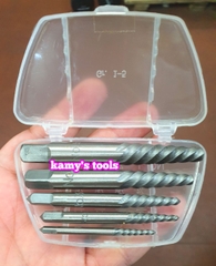 Bộ mũi vít taro ta rô tháo mở bu lông ốc vít gãy hỏng 5 cây SKC 1815 Nhật