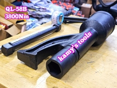 Dụng cụ bộ tay quay cộng lực tăng lực tháo mở tắc kê ốc bánh xe tải QL-58B 3800Nm Wetools