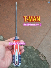 Tua vít 2 đầu bake dẹp T-MAN 5mm dài 100mm 150mm 200mm 5x100mm 5x150mm 5x200mm TMAN-6612-5B100 TMAN-6612-5B150 TMAN-6612-5B200