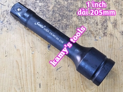 Cần nối khúc nối tuýp 1 inch Santa thép đen 8 inch 205mm cần tuýp nối 86-238 KHÔNG LỖ và CÓ LỖ
