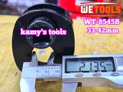 Vam cảo rotuyn lái trong tháo lắp thanh lái trong dạng con lăn Wetools WT-8545B mở từ 33-42mm