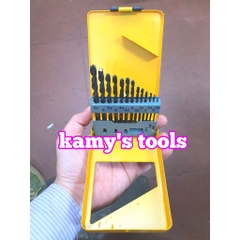 Bộ mũi khoan kim loại sắt gỗ hss 13 cây Tolsen model 75080