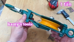 Ròng rọc đơn 1 tấn, puly sắt đơn 4 inch 100mm, puly 1 rãnh