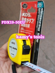 PDX19-50EU Thước cuộn thép 5m Nhật KDS bản 19mm, thước kéo 5 mét