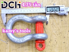 Ma ní omega chốt vặn ren SHBC-005 DCH 4.75 tấn 3/4 inch đường kính ty ren 22mm