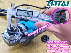 Máy mài góc Total 4 inch 100mm 710W công tắc đuôi TG10710076