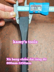 Xà beng thép đen đầu dẹp tăng đơ chiều dài 800mm-1250mm Gestar 883-201