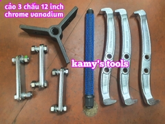 Cảo 3 chấu 12 inch wetools chrome vanadium cao cấp, vam 3 chấu