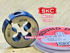 Bàn ren SKC M6x1.0 (6x1.0) đường kính 13/16 inch 20mm SKC-432006A