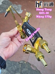 Tay cắt hơi oxy ga mỏ đèn cắt gió đá Heng Tong G01-30 nặng 570g dài 460mm