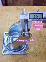 Đế càng cố định và xoay dùng cho bánh xe 130mm PL-130 Kamytools