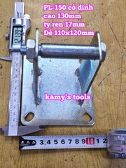 Đế càng cố định và xoay dùng cho bánh xe 150mm PL-150 Kamytools