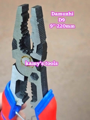 Kìm điện tuốt dây bấm cos trợ lực 9 inch 220mm DAMUZHI DMZ-D9