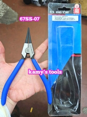 Kìm phe 7 inch Kingtony thẳng ra 67SS-07 và thẳng vô 67HS-07 mở phe 19-60mm đầu xuông có răng