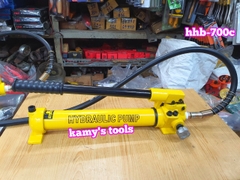 Bơm tay thủy lực HHB-700C TLP 350cm3 dầu dài 380mm