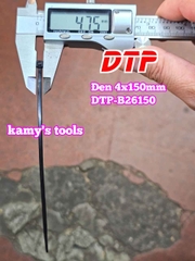 Dây rút dây thít nhựa màu đen trắng 4x150mm DTP-B26150 DTP-W26150 (1 bịch/100 sợi)