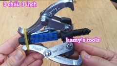 Cảo 3 chấu 3 inch 75mm Wetools Chrome Vanadium, Vam 3 chấu 3 inch